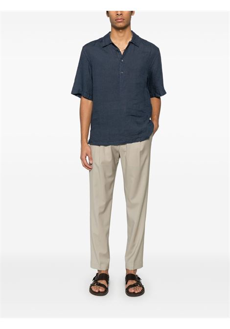 Navy blue Mola Telino shirt Barena Venezia - men BARENA VENEZIA | CAU50723007170